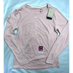 Nike Women's Pro Dri-FIT ADV Seamless LS Top Size XL pink DD0593-073 NEW